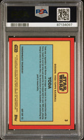 2024 Topps Star Wars Throwback Thursday Yoda #3 PSA 9